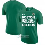 Camiseta Manga Corta Boston Celtics Verde1